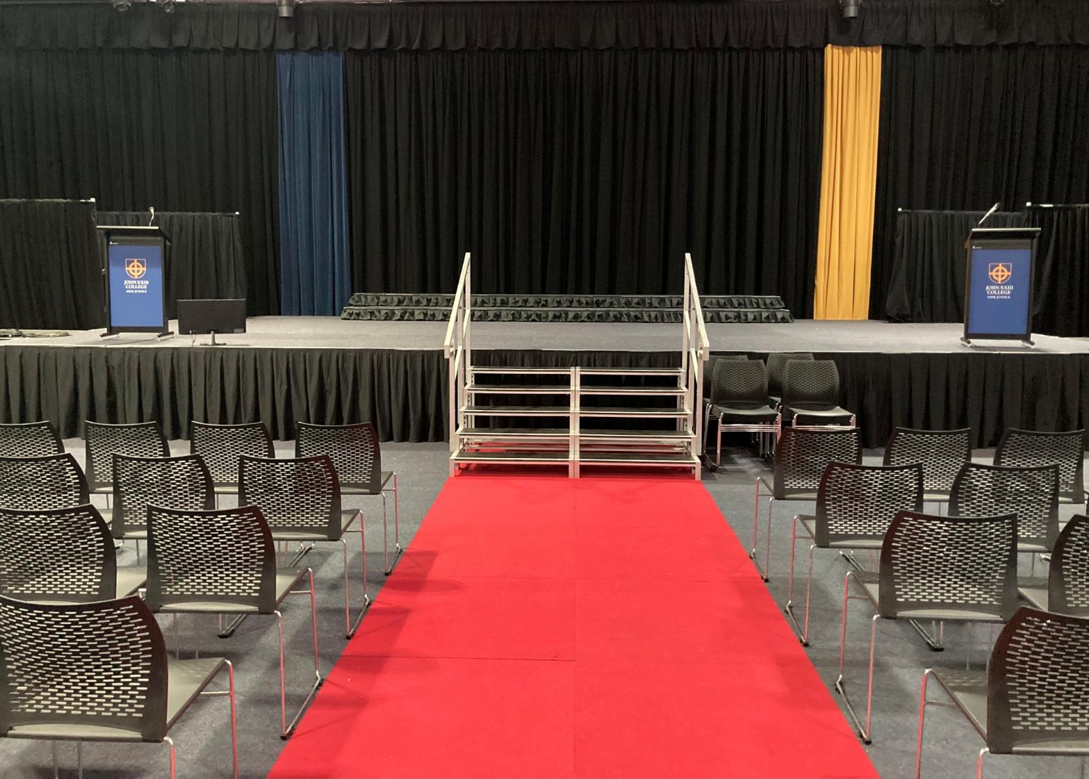 John xxiii stage drapes full