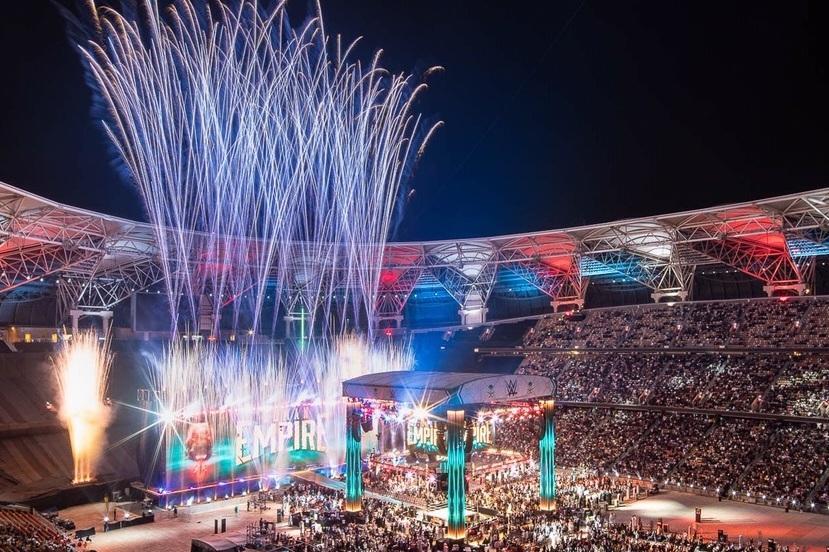 printed backdrop stadium